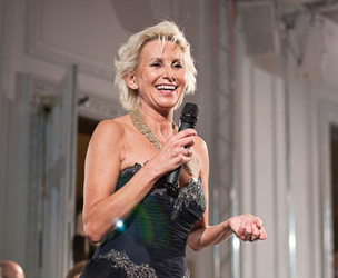 Frances Card Presenting Fashion Awards